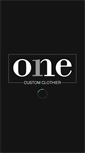 Mobile Screenshot of onecustomclothier.com